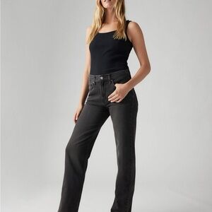 Levi’s black low pro jeans